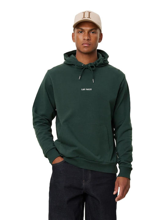 Les Deux Herren Sweatshirt mit Kapuze cypress