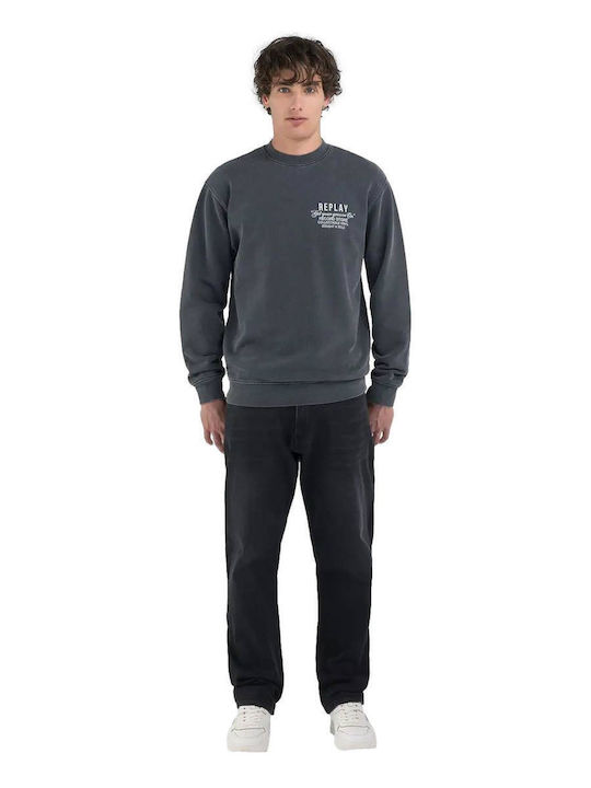 Replay Men's Sweatshirt Charcoal