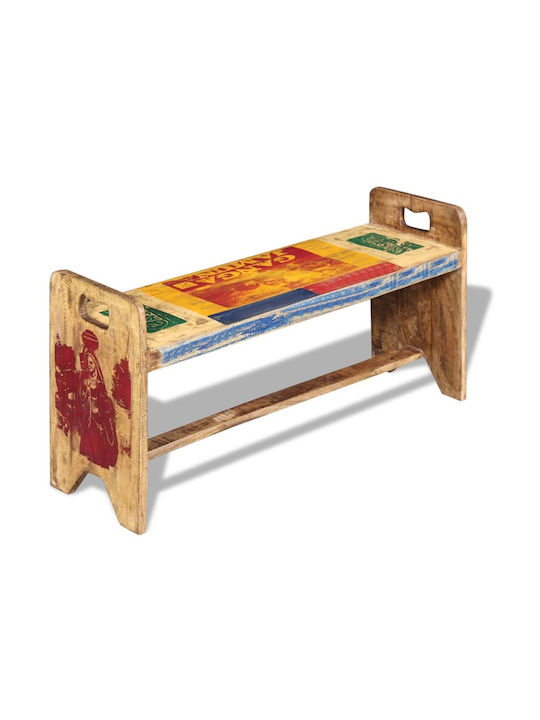 Παγκάκι Εξωτερικού Χώρου Ξύλινο 100x30x50cm