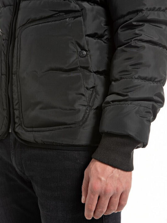 Geci Puffer Negru