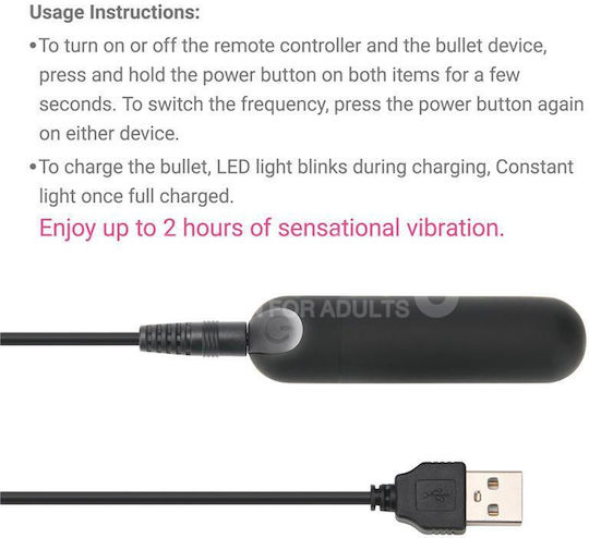 Lovetoy Vibrating Mini Δονητής για Ζευγάρια Μαύρος