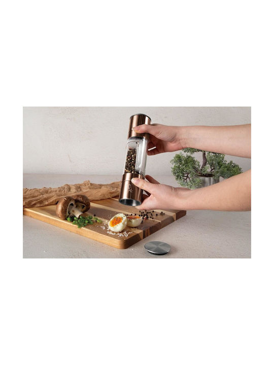 Berlinger Haus Manual Set Spice Mills 2 in 1 made of Glass in Gold Color 1pcs