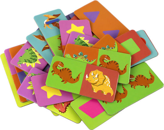Kinderpuzzle Domino-Dinosaurier für 3+ Jahre alt+ Jahre 28pcs Lean Toys