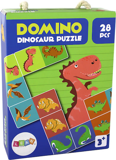 Kinderpuzzle Domino-Dinosaurier für 3+ Jahre alt+ Jahre 28pcs Lean Toys