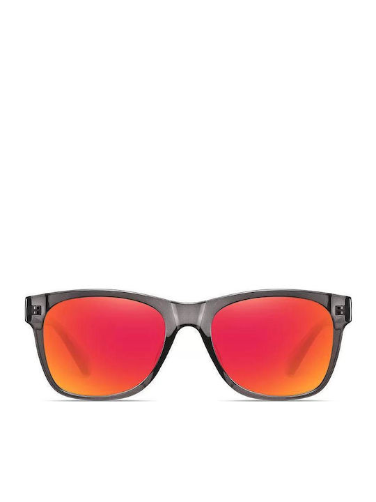 Polareye Sunglasses Gray with Acetate Frame & Orange Lens