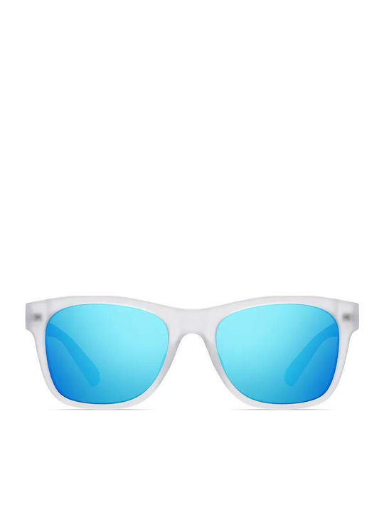 Polareye Sunglasses Gray with Acetate Frame & Blue Lens