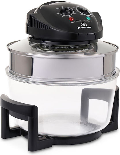 Human HU410 Halogen Oven Cooker 17lt Black