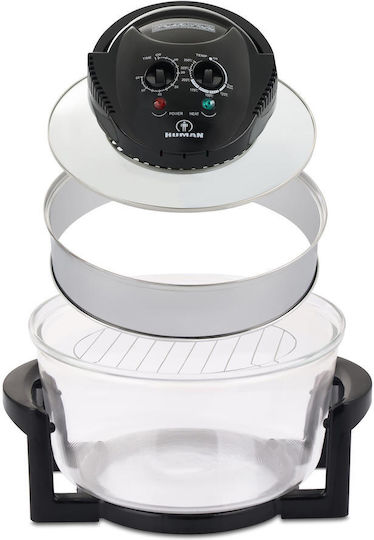Human HU410 Halogen Oven Cooker 17lt Black