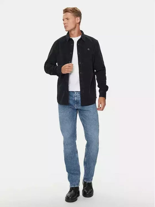 Ανδρικό Παντελόνι Τζιν με Regular Straight Εφαρμογή Medium Denim