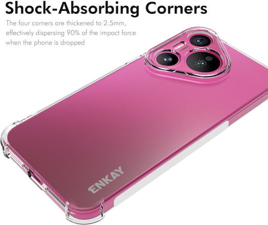Enkay Anti-slip Back Cover Silicon Transparent (Huawei Pura 70 Pro)