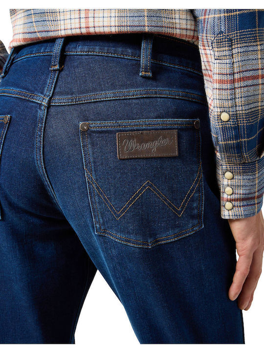 Greensboro 803 Men's Elastic Jeans Pants with Regular Straight Fit Blue