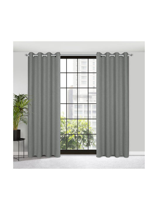 Eurofirany Curtain Lidia Gray 140x250cm