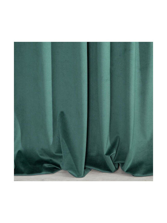 Eurofirany Curtain with Pencil Pleat Aurora Turquoise 140x270cm