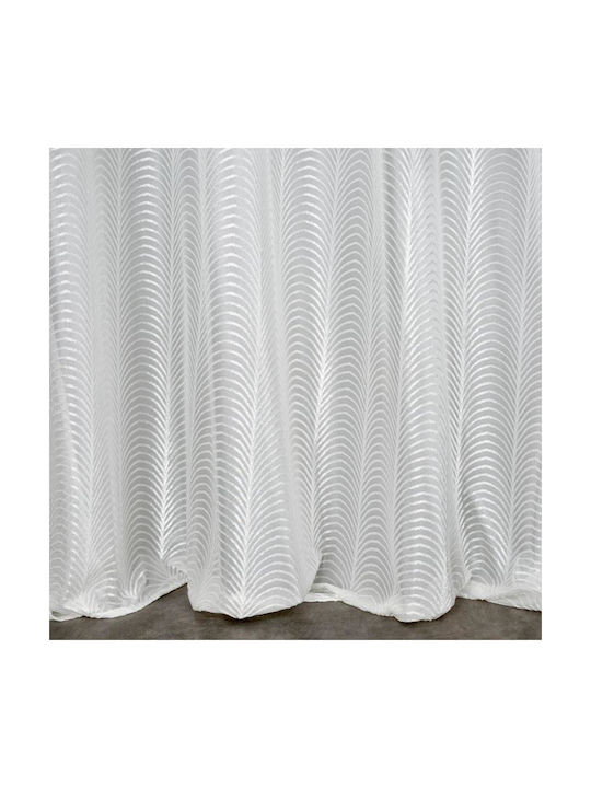 Eurofirany Vorhang mit Bleistiftfalten Kamila Weiß 140x250cm