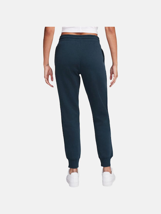 Nike Pantaloni de trening pentru femei Albastru Fleece