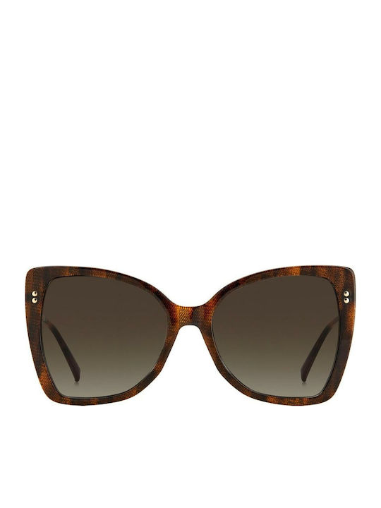 Missoni Women's Sunglasses with Brown Tartaruga Frame and Brown Gradient Lens S0383244