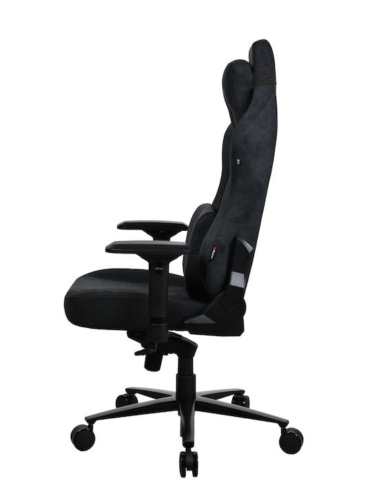 Arozzi Vernazza Supersoft Υφασμάτινη Καρέκλα Gaming με Ρυθμιζόμενα Μπράτσα Pure Black