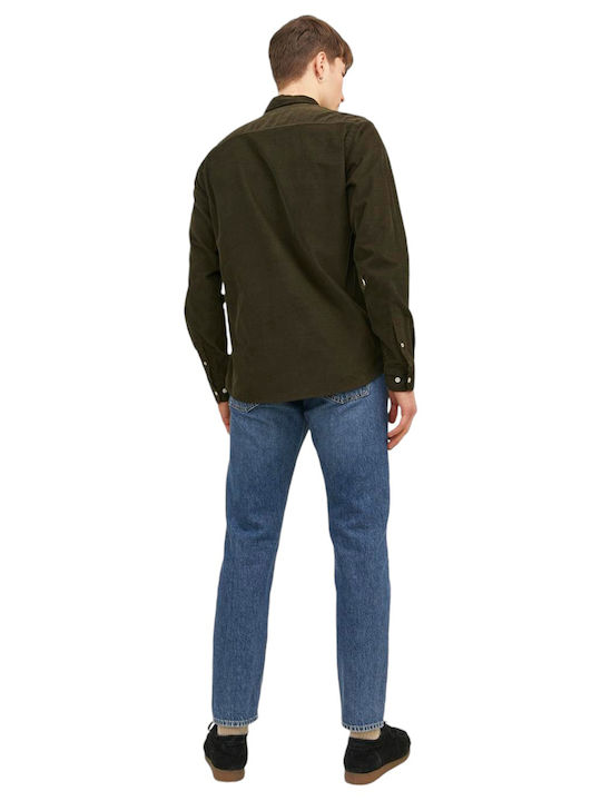 Long-sleeved Corduroy Shirt Rosin