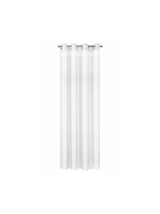 Eurofirany Curtain with Pencil Pleat Rebecca White 140x250cm