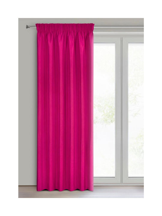 Eurofirany Curtain with Pencil Pleat Rita Fuchsia 140x270cm