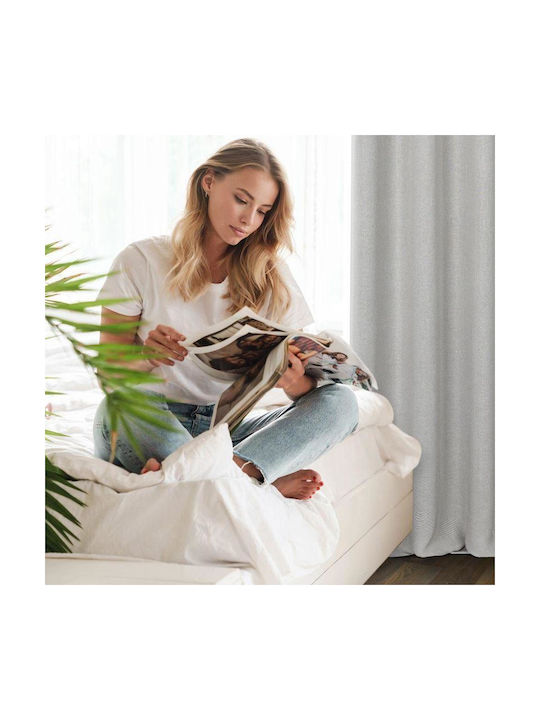 Eurofirany Vorhang mit Grommet Cindy Gray 140x250cm