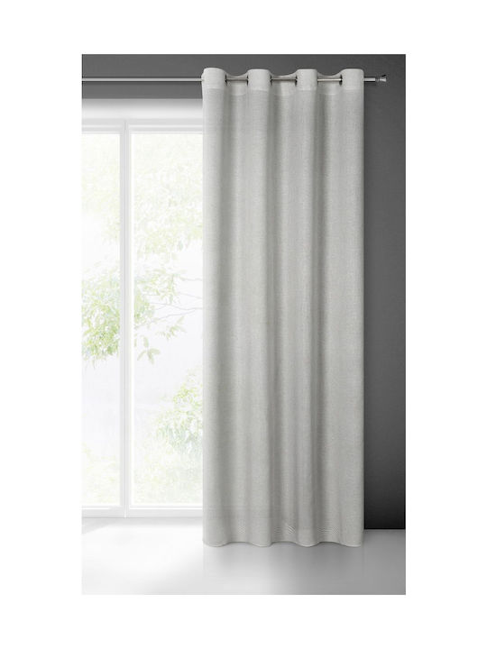 Eurofirany Vorhang mit Grommet Cindy Gray 140x250cm