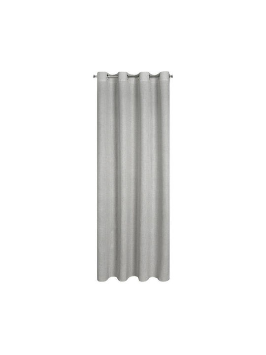 Eurofirany Vorhang mit Grommet Cindy Gray 140x250cm