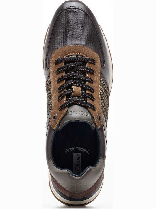 Leder Herren Freizeitschuhe Braun