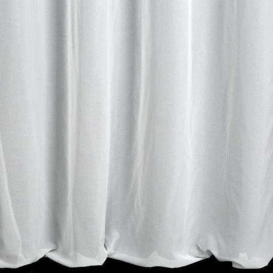 Eurofirany Vorhang mit Bleistiftfalten Dalia Weiß 350x270cm