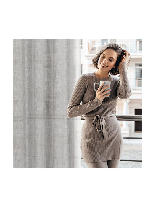 Eurofirany Vorhang mit Grommet Gray 140x250cm