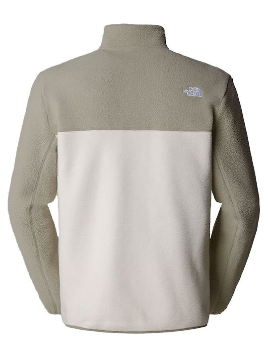 Men's Fleece Cardigan Khaki