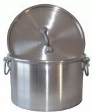 Pot de stoc Cu Capacitatea 90lt cu Diametru 56cm și Înălțime 35cm.