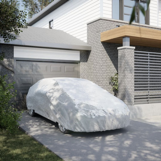 vidaXL Κουκούλα 571x198x132cm Αδιάβροχη XXLarge για Sedan που Στερεώνεται με Ιμάντες