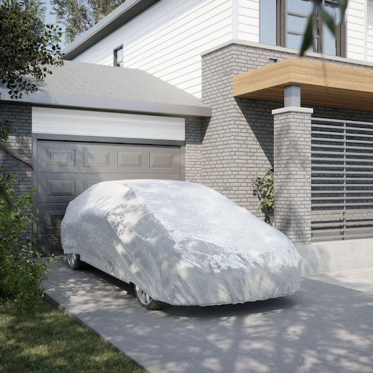 vidaXL Κουκούλα 432x165x130cm Αδιάβροχη XLarge για Sedan που Στερεώνεται με Ιμάντες