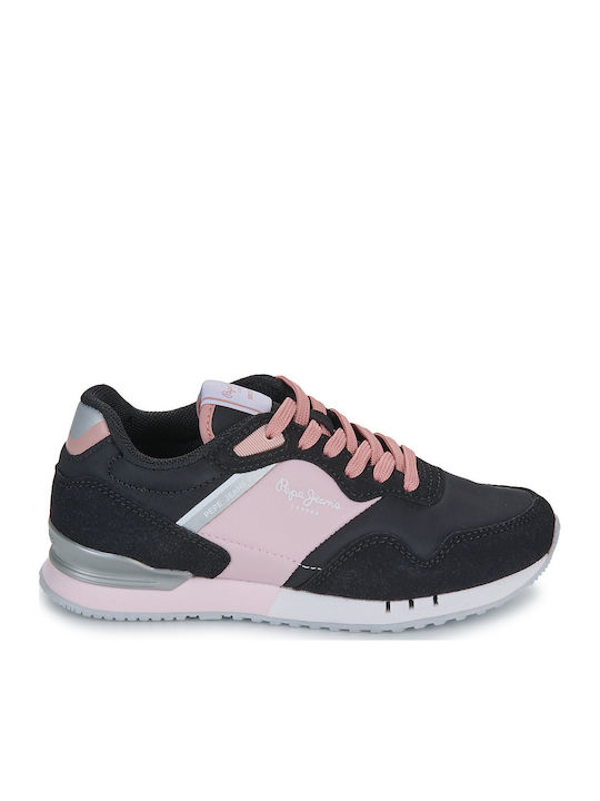 London Παιδικά Sneakers Μαύρα