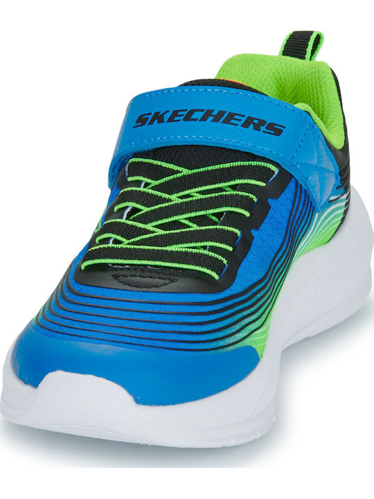 Microspec Kids Sneakers with Scratch Blue