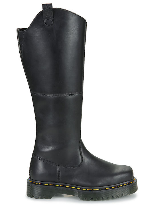 Leather Women's Boots Amaayah Hi Black Orleans Black