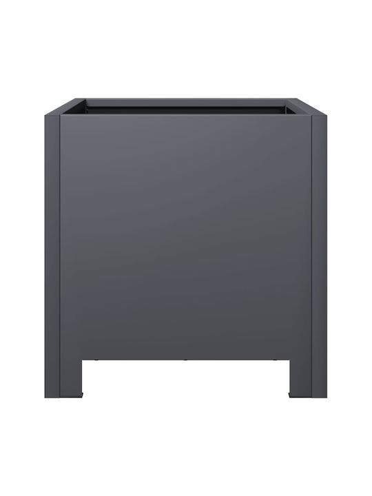 vidaXL Σετ 2 Ζαρντινιέρες Μεταλλικές Ανθρακί