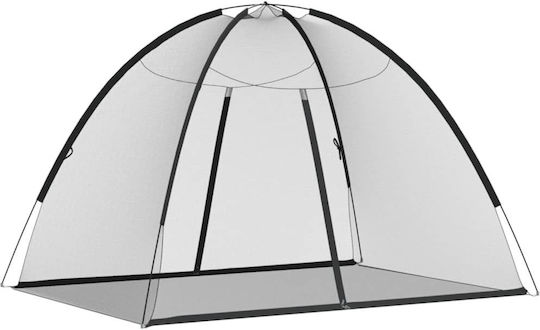 vidaXL Camping Mosquitos Nest Black 200x150x140cm