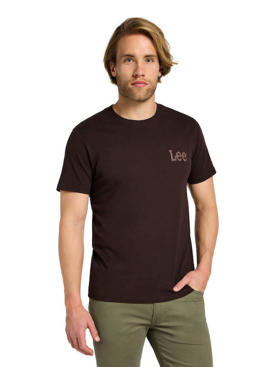 Lee Wobbly Herren T-Shirt Kurzarm CAFE