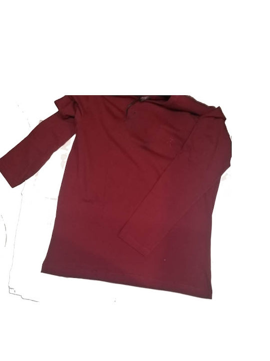 Target T-shirt Bărbătesc cu Mânecă Scurtă Burgundy