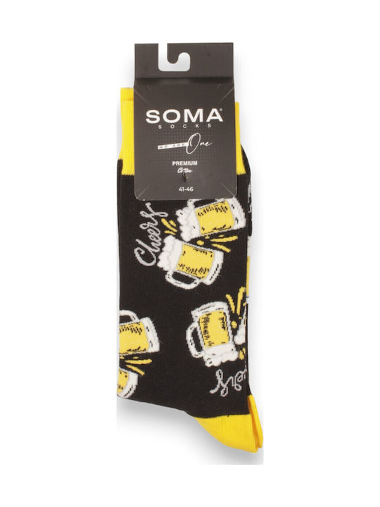 Soma Socks Bărbați Șosete Black 1Pachet Soma Socks Bărbați Șosete Black 1Pachet