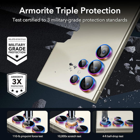 ESR Lens Protector Camera Protection Tempered Glass Chromatic for the Samsung Galaxy S24 Ultra