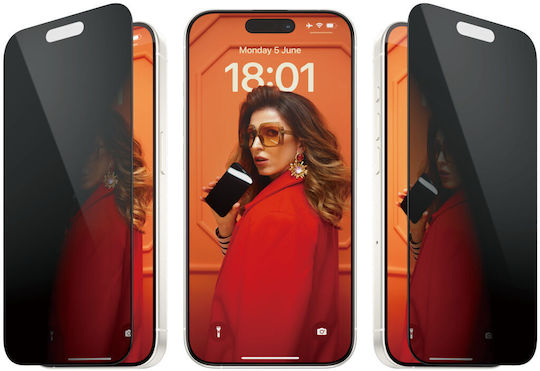 PanzerGlass Ultra-wide Fit Поверителност Закалено стъкло (iPhone 15 Pro)