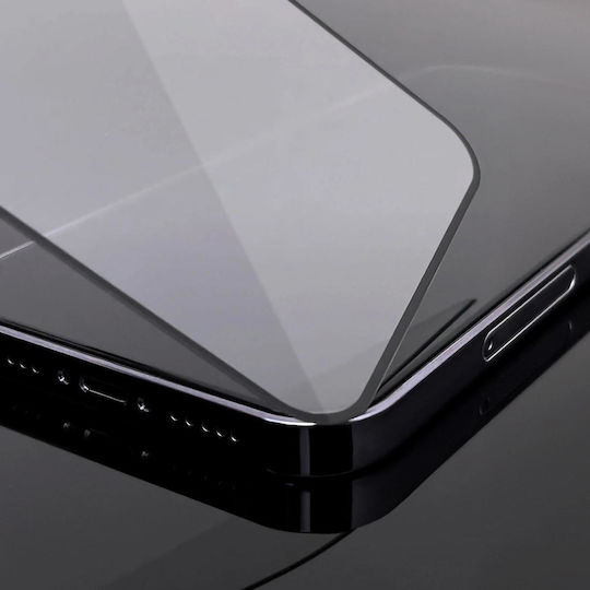 Frame Full Glue Full Face Tempered Glass Μαύρο (Moto G53 / G13 / G23)