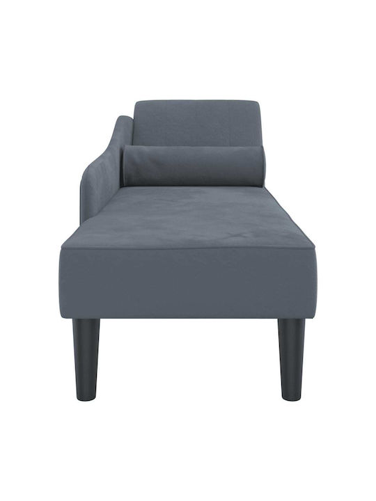 Velvet Recliner Gray