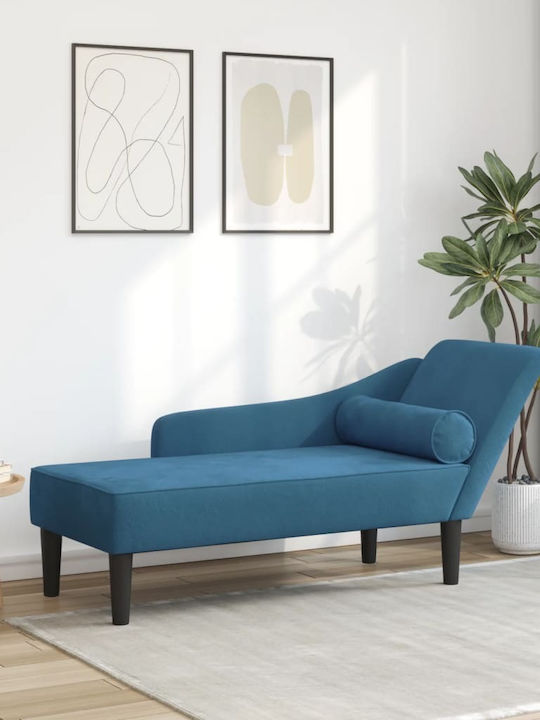 Fabric Recliner Blue