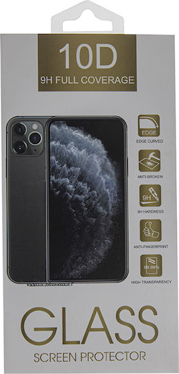 5D Пълно лепило Закалено стъкло за цялото лице Черен (Galaxy S21 5G)
