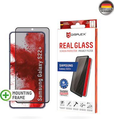 Displex 3D Privacy Full Face Tempered Glass Μαύρο (Galaxy S22+ 5G)