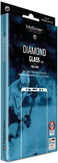 MyScreenPROTECTOR Full Glue Full Face Tempered Glass Μαύρο (Oppo A36, A76)